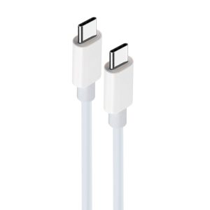 maXlife 1m 60W USB-C - USB-C kabel - Hvid