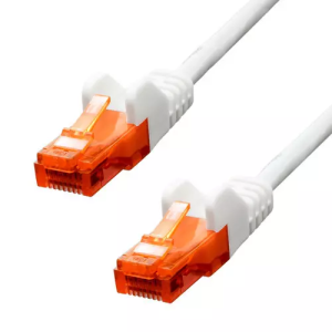 CAT6 U/UTP CCA PVC Ethernet , Cable White