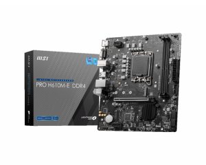 MSI PRO H610M-E DDR4 bundkort Intel H610 LGA 1700 micro ATX