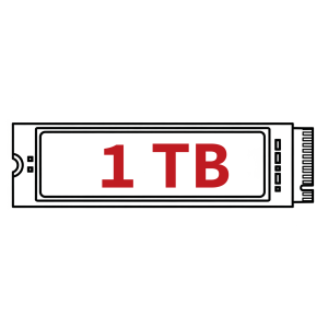 Opgrader til 1TB SSD