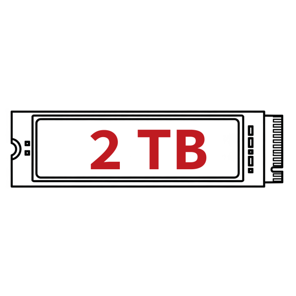 Opgrader til 2TB SSD