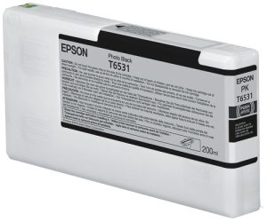 Epson T6531 Photo Black Ink Cartridge (200ml) blækpatron 1 stk Original Foto sort