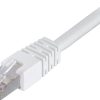 Deltaco F/UTP Cat6 Netværkskabel, 30m, 250MHz, Delta-certificert, LSZH, hvid