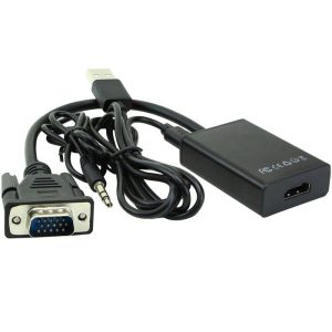 Adapter VGA-HDMI USB Power