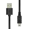 USB 2.0 A to Mini B 5P M/M , Black 1.5M