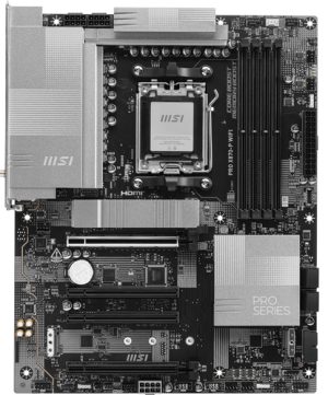 MSI PRO X870-P WIFI bundkort AMD X870 Sokkel AM5 ATX