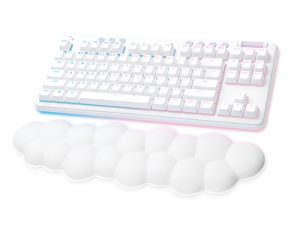 Logitech G 920-010462 tastatur Spil RF trådløs + Bluetooth QWERTY Nordisk Hvid