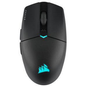Corsair KATAR ELITE Wireless mus Spil Højre hånd RF Wireless + Bluetooth + USB Type-A Optisk 26000 dpi