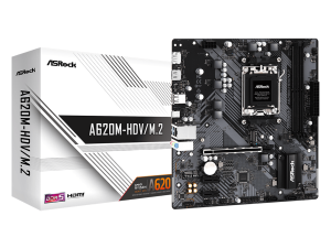 ASRock A620M-HDV/M.2 Micro-ATX AM5 AMD A620