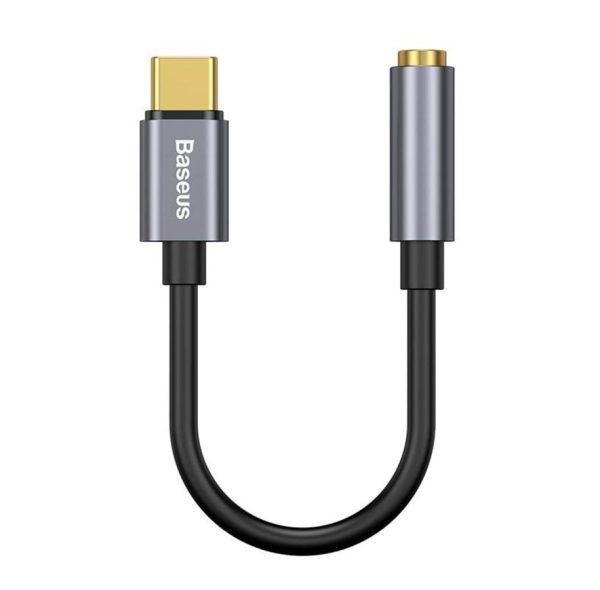 Baseus L54 Audio Adapter USB-C + mini jack 3.5mm (Black)
