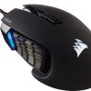 Corsair Scimitar RGB Elite mus Spil Højre hånd USB Type-A Optisk 18000 dpi