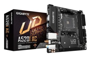 GIGABYTE A520I AC bundkort AMD A520 Stik AM4 mini ITX