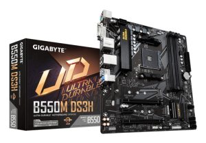 GIGABYTE B550M DS3H bundkort AMD B550 Stik AM4 micro ATX