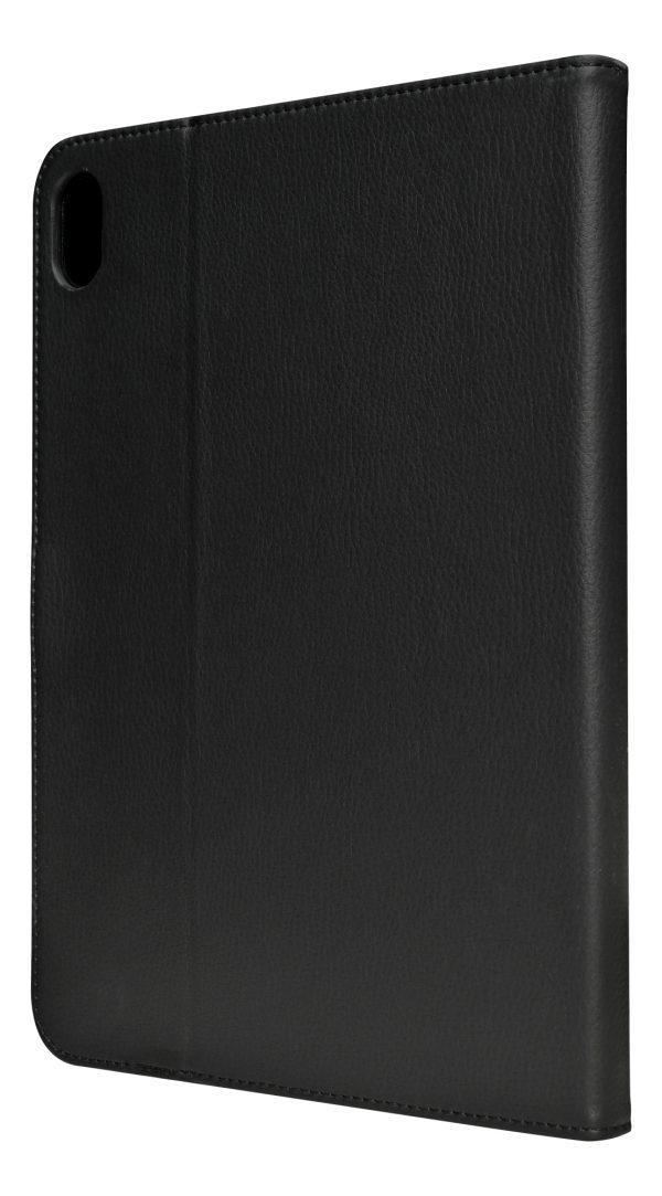 iPad 10.9" / 11" case, vegan leather, sleep/wake, stand, black