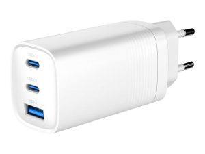 Gembird Universal GaN USB charger QC 3.0 & PD 65W