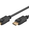 20 pin DisplayPort han låsende 3m Sort
