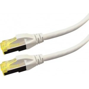 PATCH CABLE CAT6 S/FTP , PREMIUM LSOH - WHITE