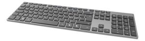 Deltaco Trådløst tastatur, USB-modtager, indbygget batteri, Batteriindikator, PAN Nordic Layout