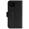 iPhone 13 PU wallet, 3 cards, Black, also fit iPhone 14