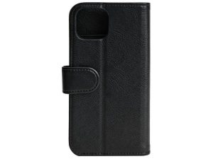 iPhone 13 PU wallet, 3 cards, Black, also fit iPhone 14