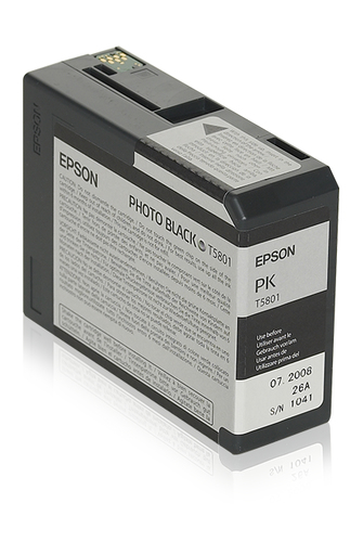 Epson T580100 blækpatron 1 stk Original Foto sort