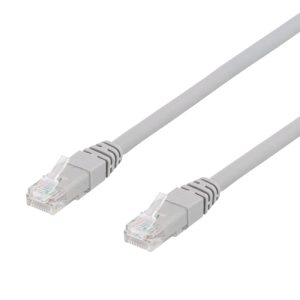 Deltaco 50-pack U/UTP Cat6 Netværkskabel, 0,5m, 250MHz, Delta-certifieret, LSZH, grå