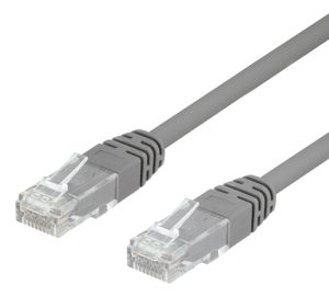 Deltaco U/UTP Cat6 Netværkskabel, 20m, 250MHz, Delta-certificeret, LSZH, grå