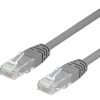 Deltaco U/UTP Cat6 Netværkskabel, 15m, 250MHz, LSZH, grå