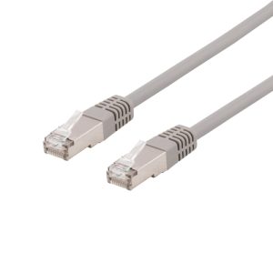 Deltaco STP-625AU netværkskabel Grå 25 m Cat6a U/FTP (STP)