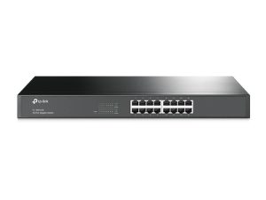 TP-Link TL-SG1016 netværksswitch Ikke administreret Gigabit Ethernet (10/100/1000) 1U Sort