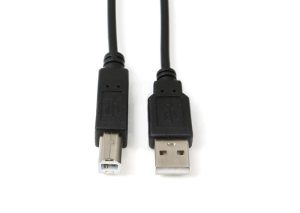 USB2.0 A-B 1.8m M-M, Black, Hi-Speed Cable