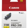 Canon PFI-5100 Y blækpatron 1 stk Original Gul