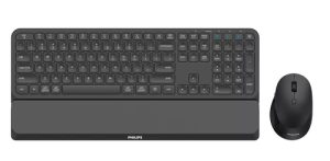 Philips 6000 series SPT6607B/21 tastatur Mus inkluderet Universel RF trådløs + Bluetooth Sort