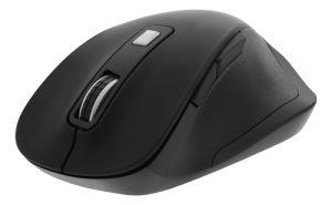 Deltaco Ergonomisk kontormus, lydløse klik, trådløs 2.4G, 2400 DPI