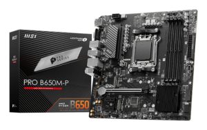 MSI PRO B650M-P bundkort AMD B650 Sokkel AM5 micro ATX