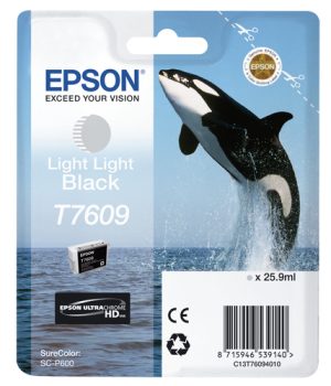 Epson T7609 blækpatron 1 stk Original Lys - lys sort