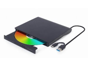 Gembird DVD-USB-031 - Ekstern - DVD-RW (Brænder) - USB 3.1 Gen 1 - Sort