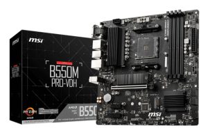 MSI B550M PRO-VDH bundkort AMD B550 Stik AM4 micro ATX