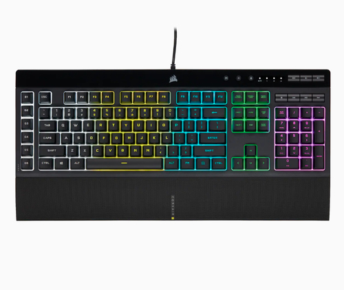 Corsair K55 RGB PRO tastatur Spil USB QWERTY Nordisk Sort
