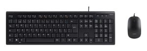 Deltaco Tastatur kit med mus, PAN-nordisk layout, USB, sort