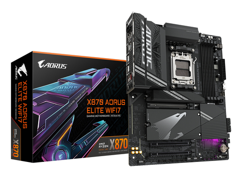 GIGABYTE X870 AORUS ELITE WIFI7 AMD X870 Sokkel AM5 ATX