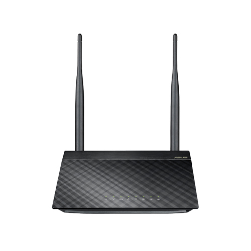 ASUS RT-N12E C1 N300 trådløs router Hurtigt ethernet Enkelt band (2,4 GHz) Sort, Metallic