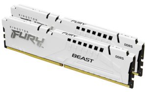 Kingston Technology FURY Beast 32GB 6000MT/s DDR5 CL36 DIMM (sæt med 2) White EXPO