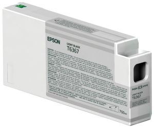 Epson Singlepack Light Black T636700 UltraChrome HDR 700 ml blækpatron 1 stk Original Lys sort