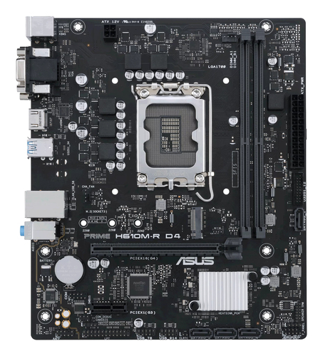 ASUS PRIME H610M-R D4 Intel H610 LGA 1700 micro ATX