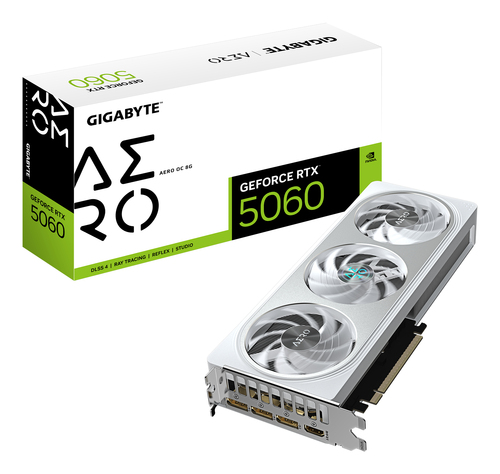 GIGABYTE GeForce RTX 5060 AERO OC 8G NVIDIA 8 GB GDDR7
