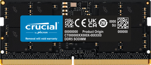 Crucial CT16G56C46S5 hukommelsesmodul 16 GB 1 x 16 GB DDR5 Fejlkorrigerende kode