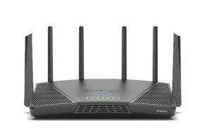 Synology RT6600ax Router WiFi6 1xWAN 3xGbE 1x2.5Gb trådløs router Tri-band (2,4 GHz / 5 GHz / 5 GHz) Sort