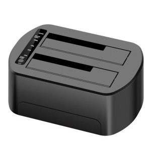 USB3.0 dual bay HDD clone , docking station with RGB gaming design