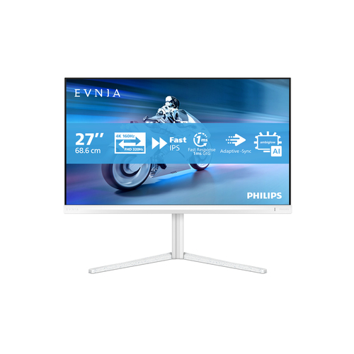 Philips Evnia 5000 computerskærm 68,6 cm (27") 3840 x 2160 pixel 4K Ultra HD LCD Hvid
